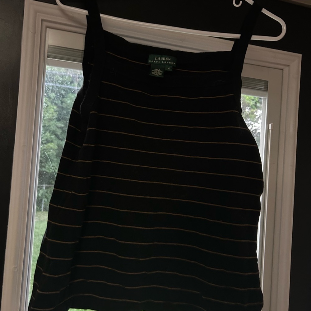 Ralph Lauren Gray Sleeveless Tank Top